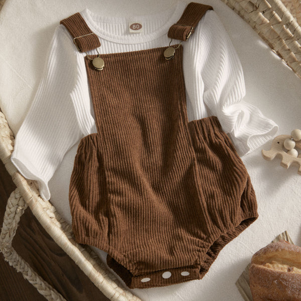 Conjunto Romper Bloomer Canelado